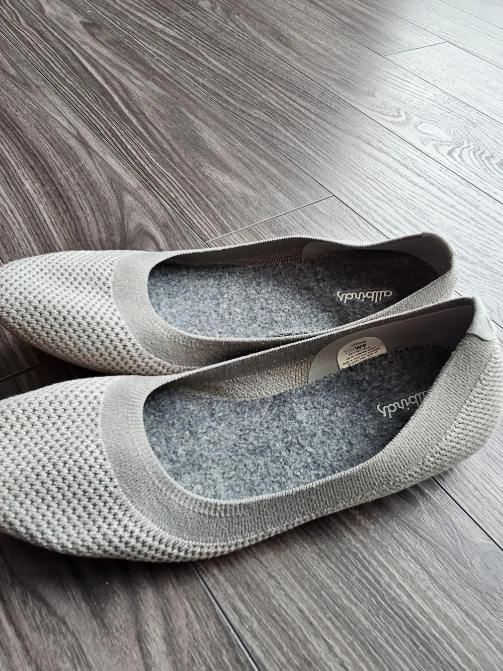 Allbirds Grey Tree Breezers Ballet Flats